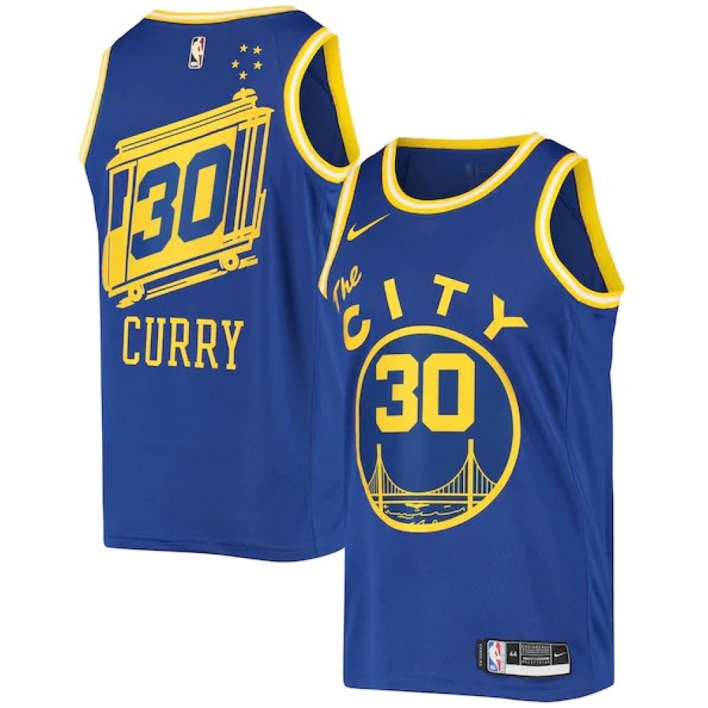 Men's Golden State Warriors Stephen Curry #30 Royal Hardwood Classics 2020/21 Swingman Jersey- Classic Edition-Pro Kit Vault | Brand New 26/27 Sports Jerseys